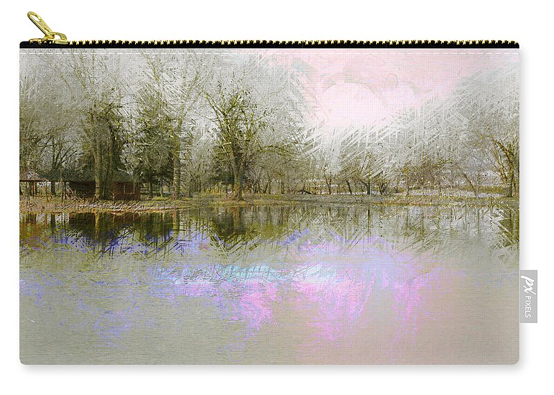 Landscape Zip Pouch featuring the photograph Peaceful Serenity by Julie Lueders 