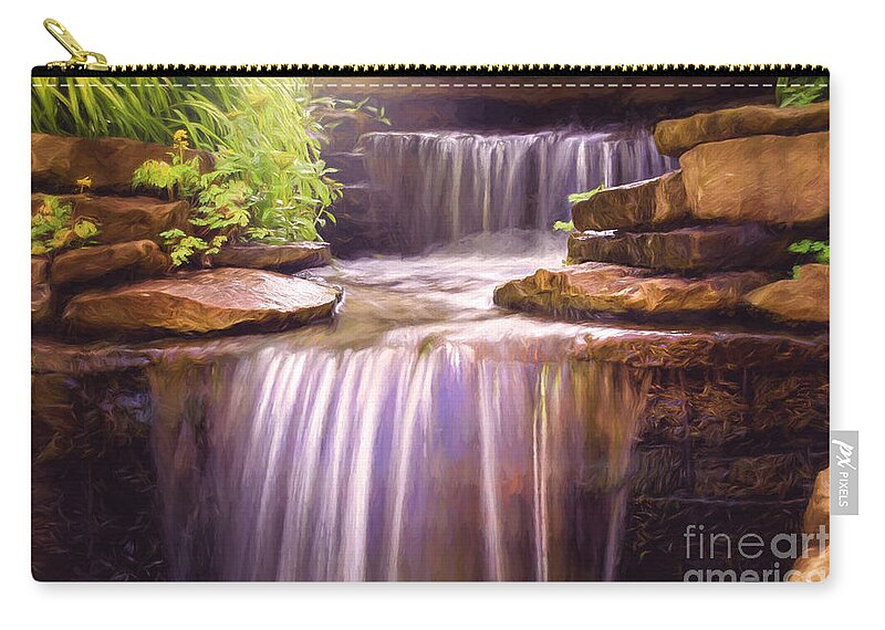 Nature Zip Pouch featuring the photograph Peaceful Waters by Sharon McConnell