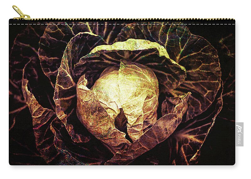 Vegetable Zip Pouch featuring the photograph Peeling back the layers by Wade Brooks