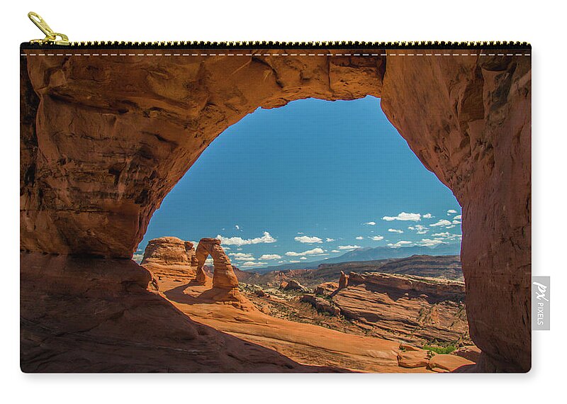 National Park Zip Pouch featuring the photograph Perfect Frame by Doug Scrima