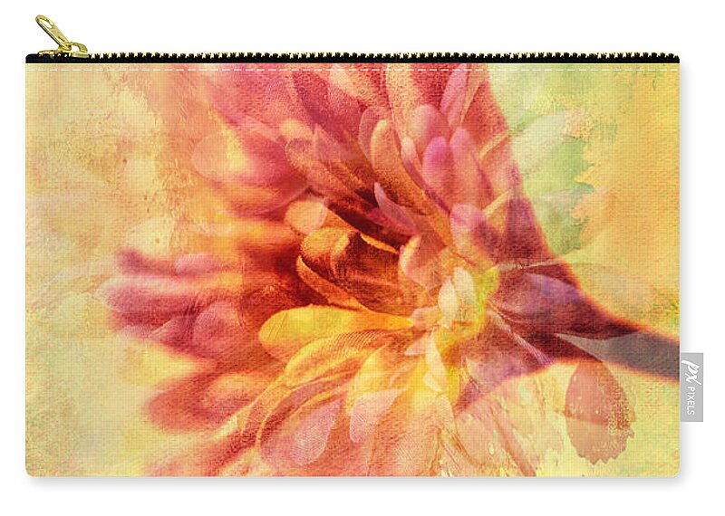 Petals Zip Pouch featuring the photograph Petal Splashin' by Rene Crystal
