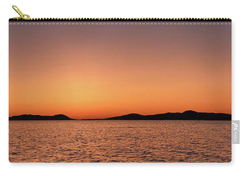Panorama Zip Pouch featuring the photograph Pic Horizons by Doug Gibbons