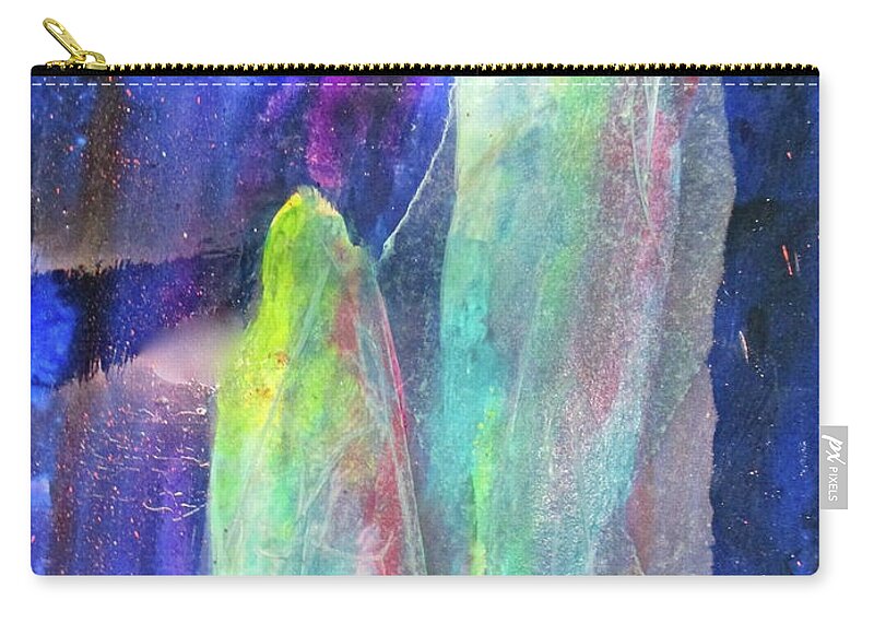 Women Zip Pouch featuring the painting Pilgrimage by Janice Nabors Raiteri
