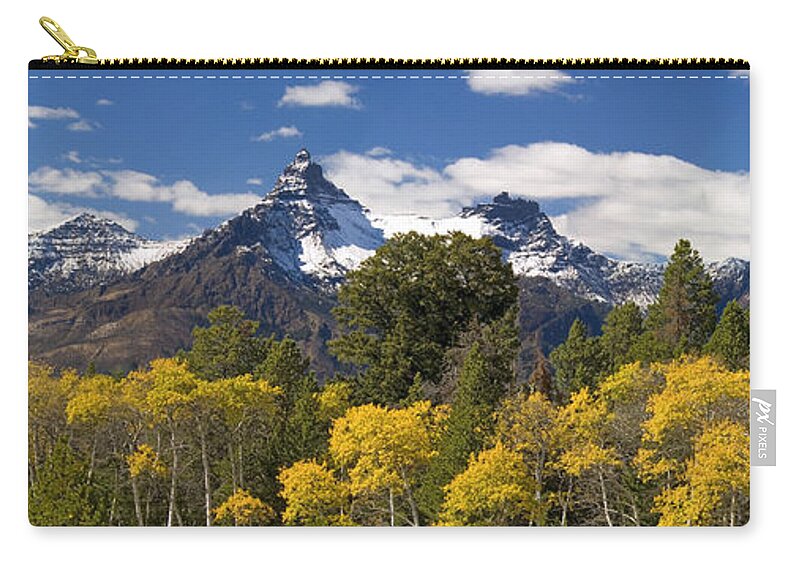 Pilot And Index Zip Pouch featuring the photograph Pilot and Index by Gary Beeler