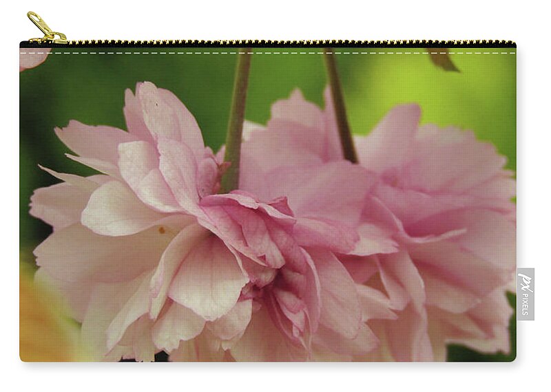 Cherry Blossoms Zip Pouch featuring the photograph Pink Sakura 2 by Kim Tran