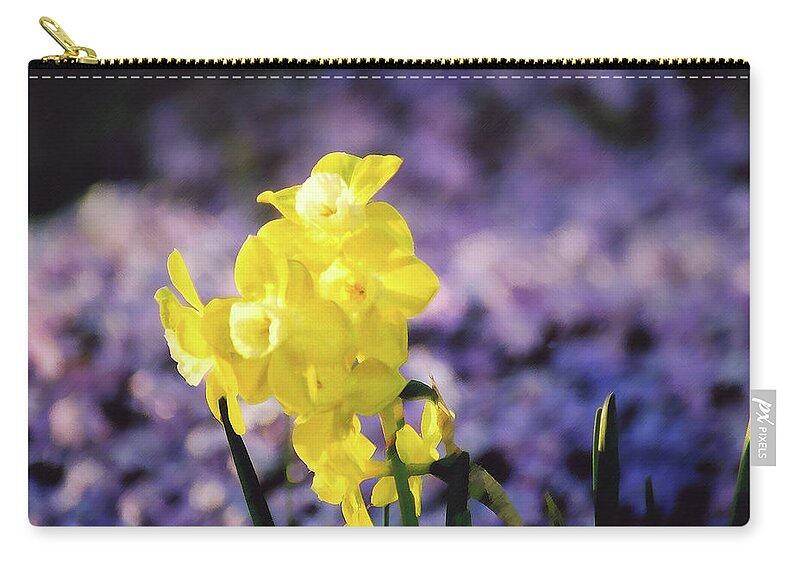 Pipit Zip Pouch featuring the digital art Pipit by Steve Karol