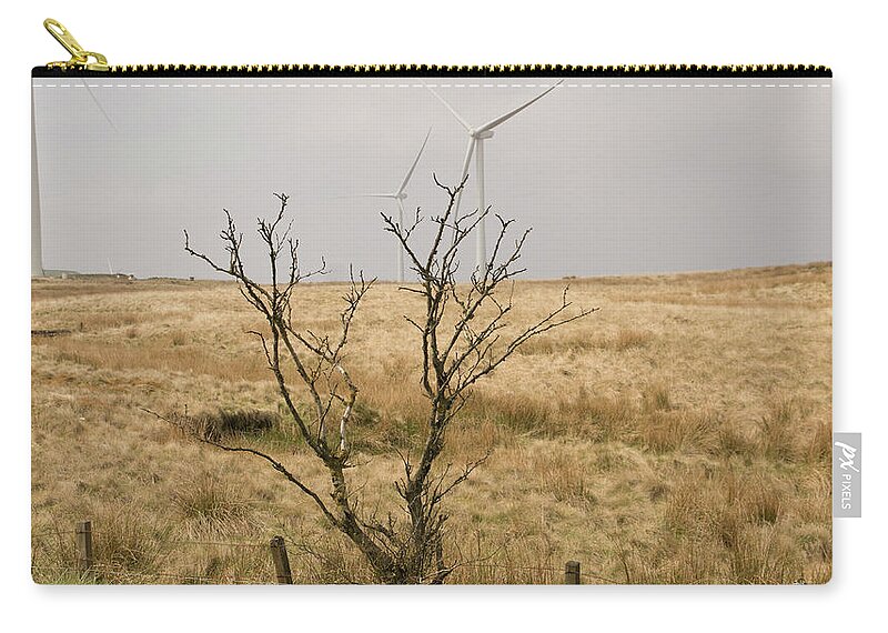 Windmill Carry-all Pouch featuring the photograph Planted. by Elena Perelman