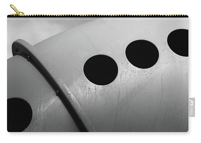 Abstract Zip Pouch featuring the photograph Playground Bridge by Richard Rizzo