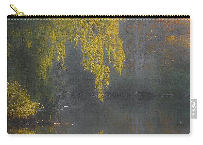 Trees Zip Pouch featuring the photograph Point of No Return by Jeff Cooper
