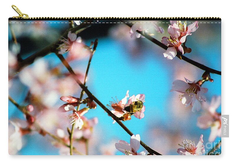 Floral Zip Pouch featuring the photograph Pollination 1.01 by Helena M Langley