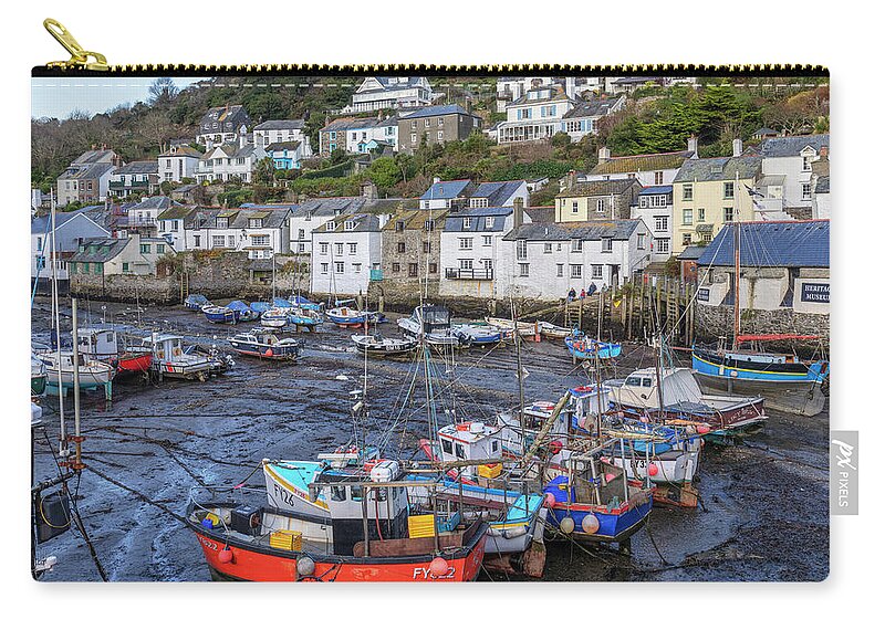 Polperro Zip Pouch featuring the photograph Polperro - England by Joana Kruse