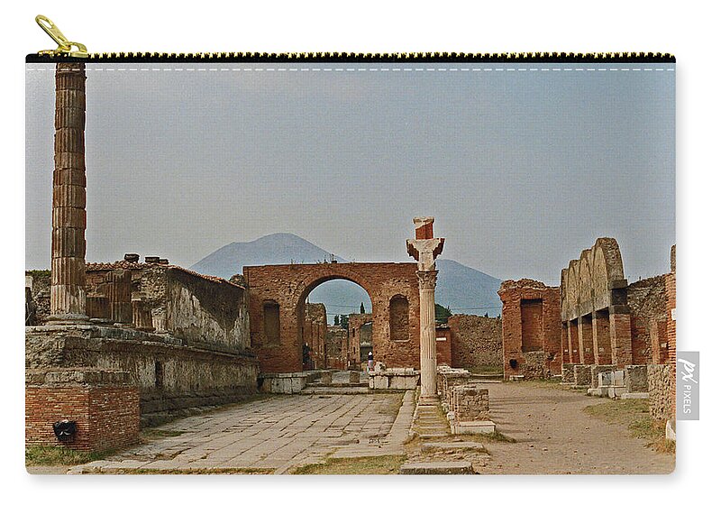 Ancient Ruins Carry-all Pouch featuring the photograph Pompeii today by Bess Carter
