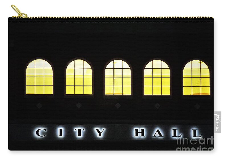 Ponca City Zip Pouch featuring the photograph Ponca City Oklahoma by Merle Grenz