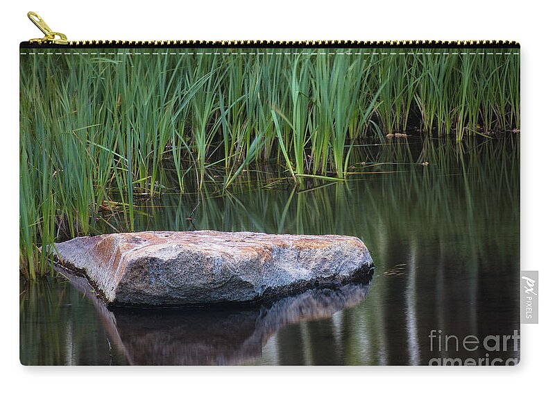Pond Zip Pouch featuring the photograph Pond by Anthony Michael Bonafede