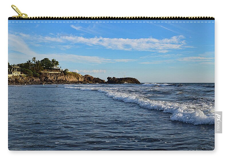 Beach Carry-all Pouch featuring the photograph Poneloya Beach Before Sunset by Nicole Lloyd