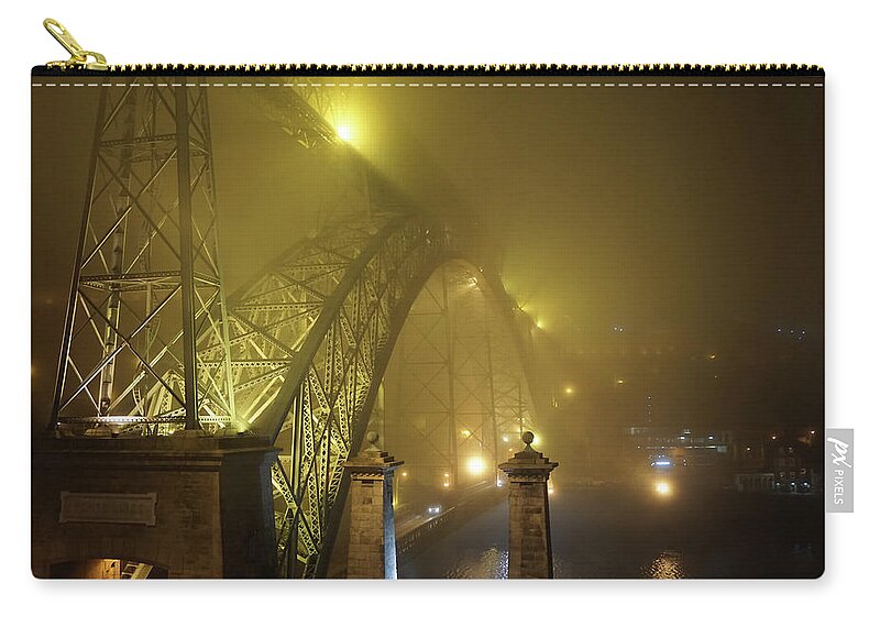 Brige Zip Pouch featuring the photograph Ponte D Luis I by Piotr Dulski