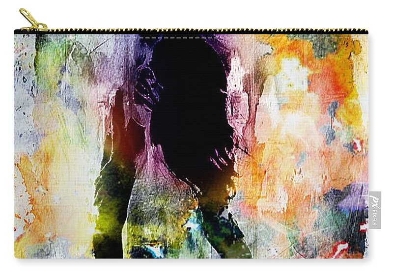 Pop Zip Pouch featuring the photograph Pop Dance by Jean Francois Gil