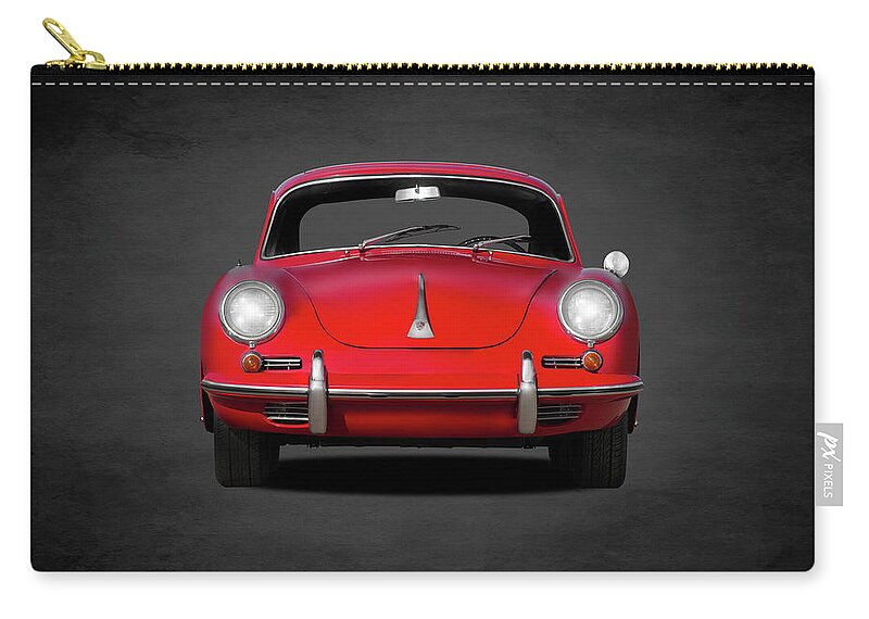 Porsche Carry-all Pouch featuring the photograph The Classic 356 by Mark Rogan