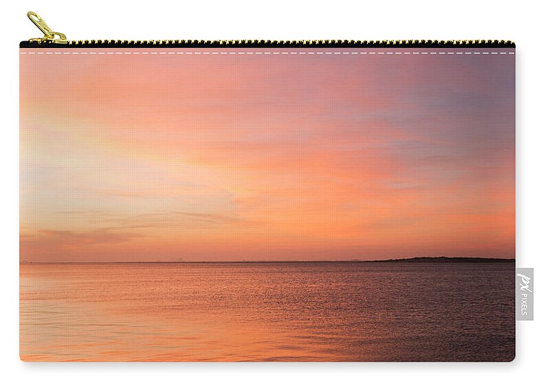 Sunset Zip Pouch featuring the photograph Port Aransas Sunset by Jurgen Lorenzen