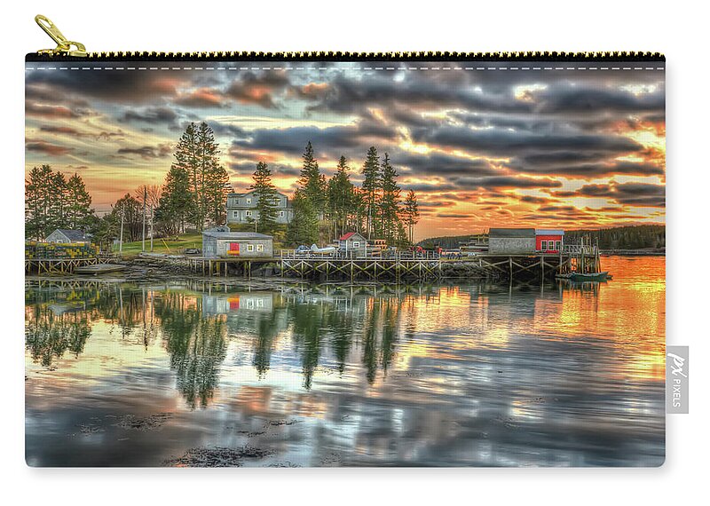 Landscape Carry-all Pouch featuring the photograph Port Clyde Majesty by Jeff Cooper