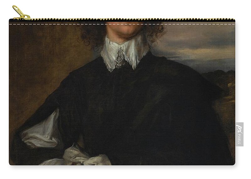 Attributed To Thomas Gainsborough Carry-all Pouch featuring the painting Portrait Of Thomas Hanmer by MotionAge Designs