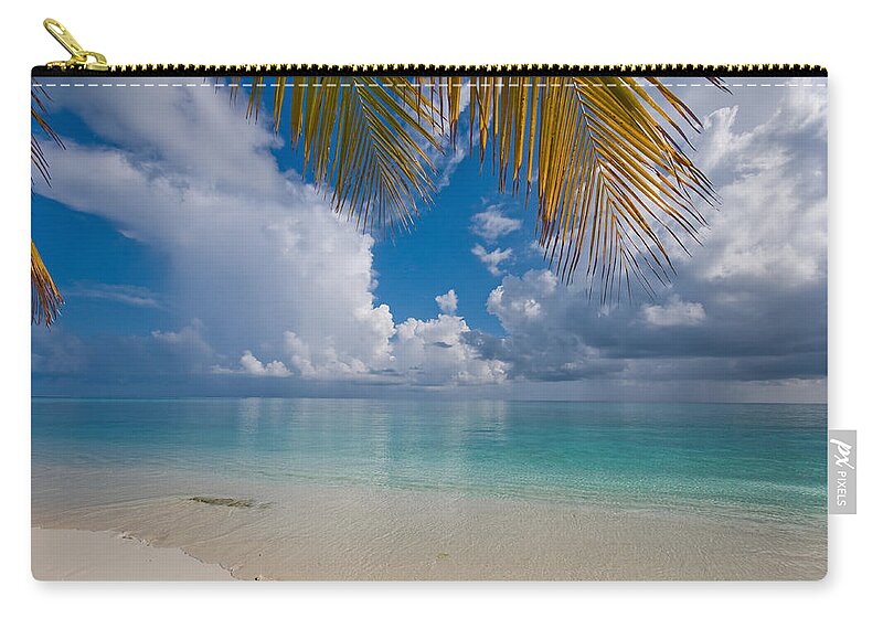 Maldives Carry-all Pouch featuring the photograph Postcard Perfection by Jenny Rainbow