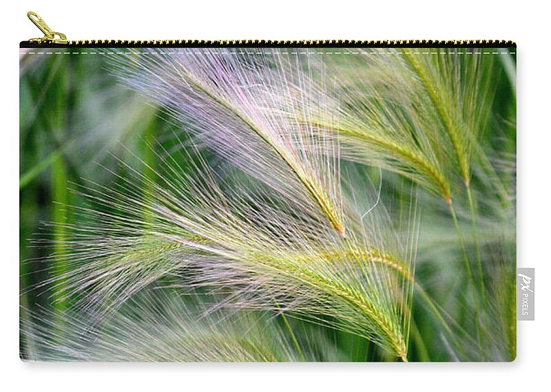 Nature Zip Pouch featuring the photograph Prairie Wind by Deb Halloran