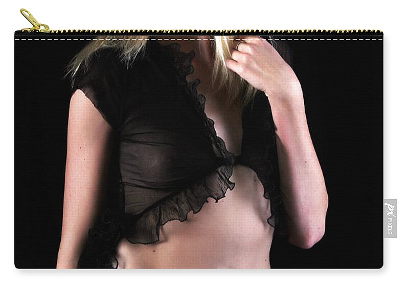 Glamour Photographs Carry-all Pouch featuring the photograph Preparatory awakening by Robert WK Clark