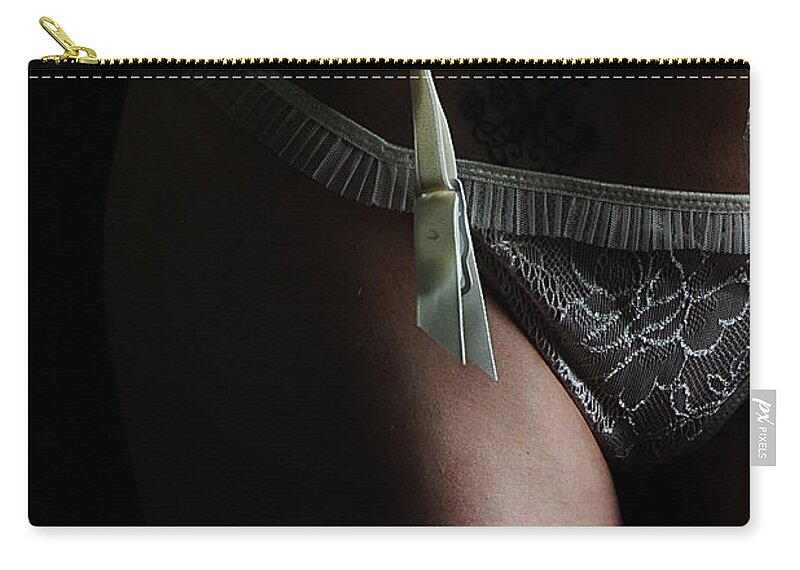 Artistic Zip Pouch featuring the photograph Prepared Mystery by Robert WK Clark