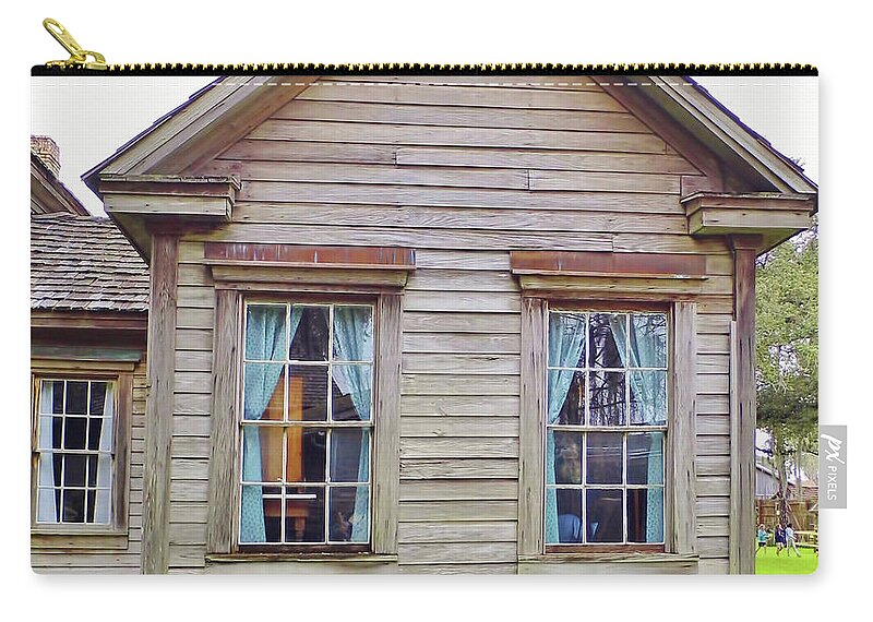 Window Zip Pouch featuring the photograph Pretty Windows by D Hackett