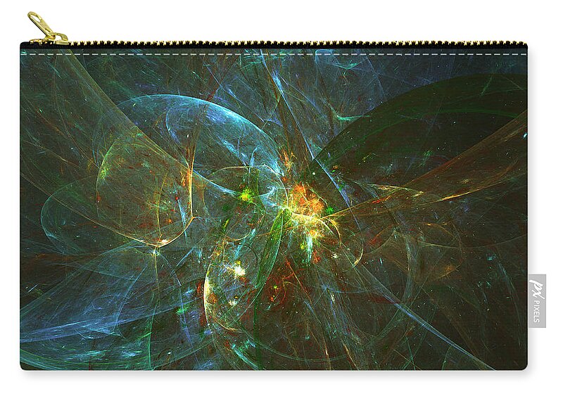 Art Zip Pouch featuring the digital art Prince of Andromeda by Jeff Iverson