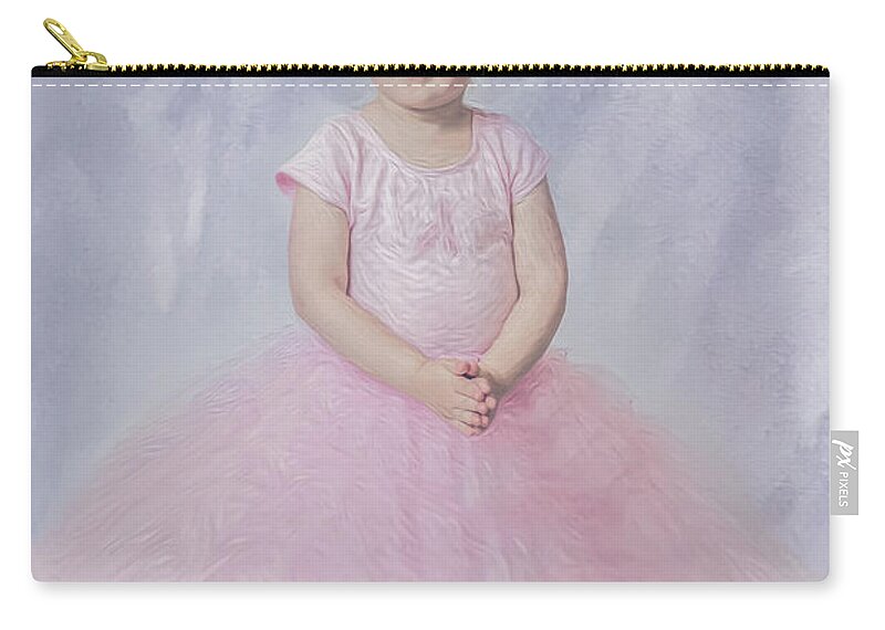 Little Girl Zip Pouch featuring the photograph Princess Dreams by Elvira Pinkhas