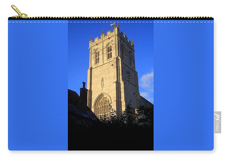 Priory Zip Pouch featuring the photograph Priory Church by Gordon James