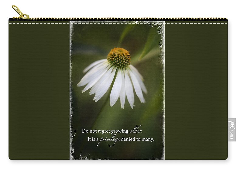 Coneflower Zip Pouch featuring the photograph Privileged by Jill Love