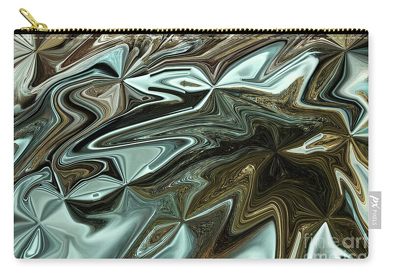 Abstract Zip Pouch featuring the photograph Progressive by Mike Eingle