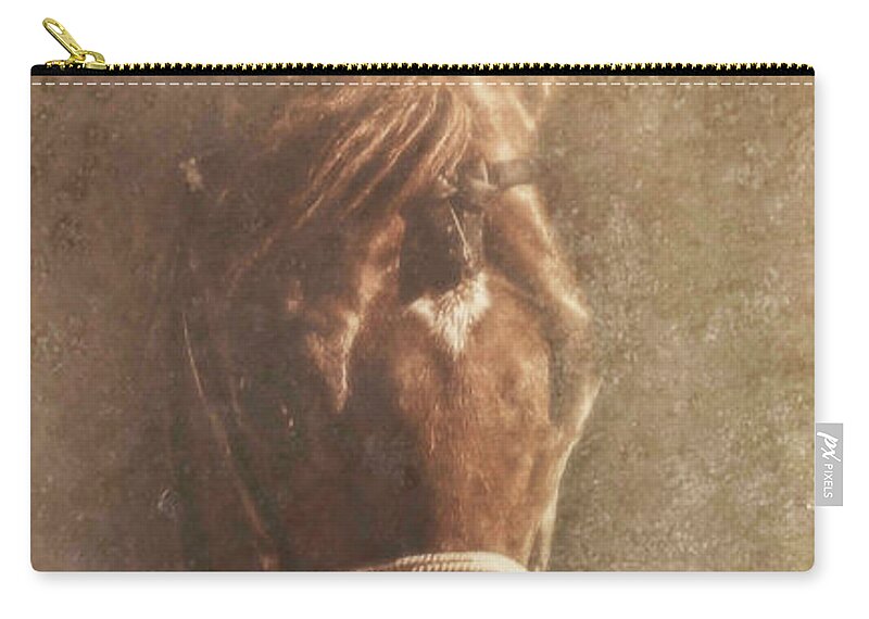 Prowess Carry-all Pouch featuring the photograph Prowess and Power by Amanda Smith