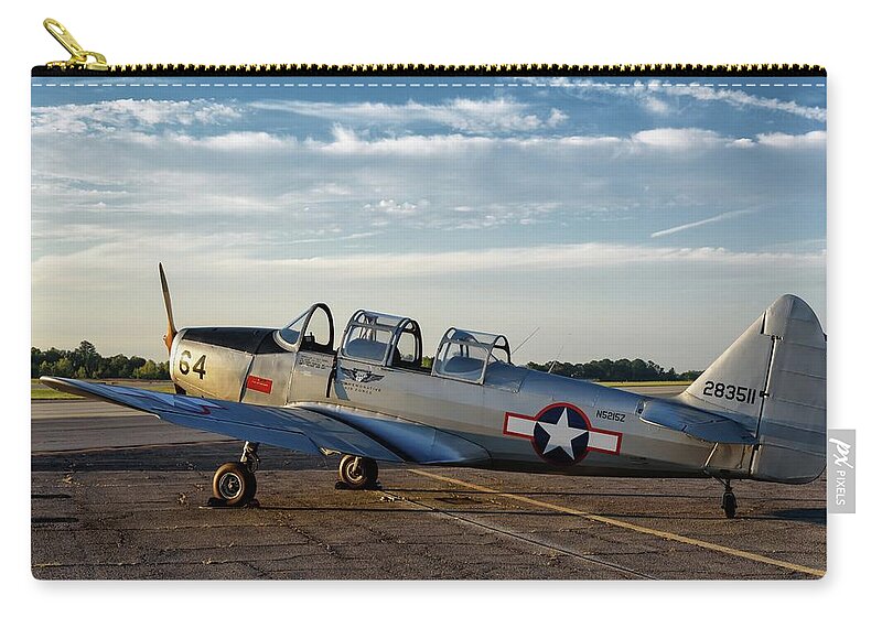 Caf Zip Pouch featuring the photograph PT-26 Sunrise by Chris Buff