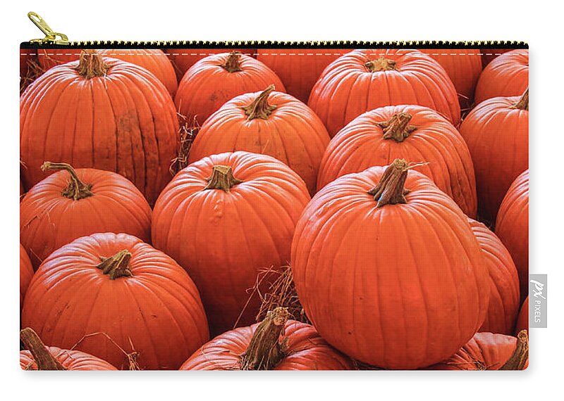 Autumn Carry-all Pouch featuring the photograph Pumpkin Patch by Robert Wilder Jr