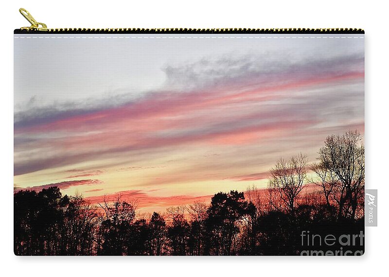 Amazing Sunset Zip Pouch featuring the photograph Pure Beauty by JL Images