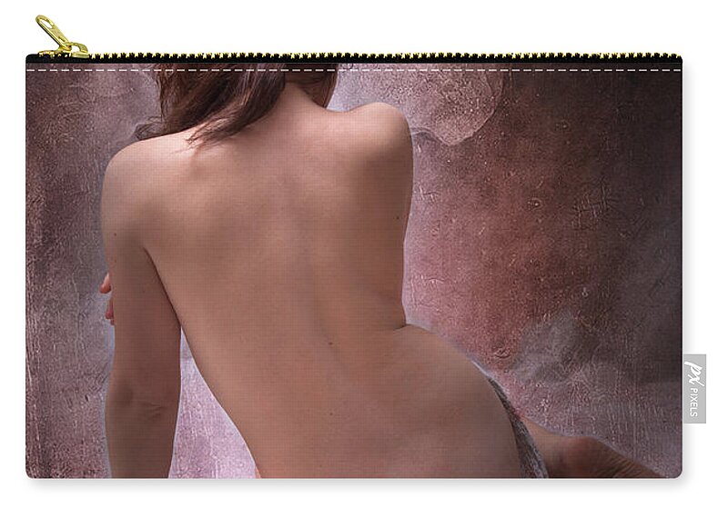 Woman Zip Pouch featuring the photograph Purity by Vitaly Vachrushev