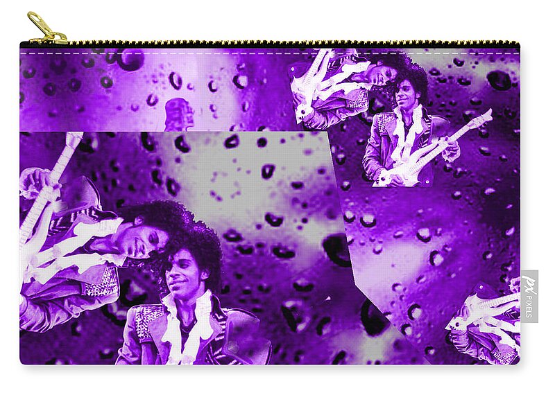 #abstracts #acrylic #artgallery # #artist #artnews # #artwork # #callforart #callforentries #colour #creative # #paint #painting #paintings #photograph #photography #photoshoot #photoshop #photoshopped Zip Pouch featuring the digital art Purple Rain by The Lovelock experience
