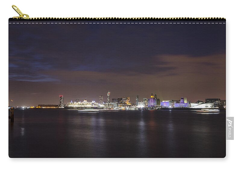 Cunard Carry-all Pouch featuring the photograph Queen Mary 2 by Spikey Mouse Photography