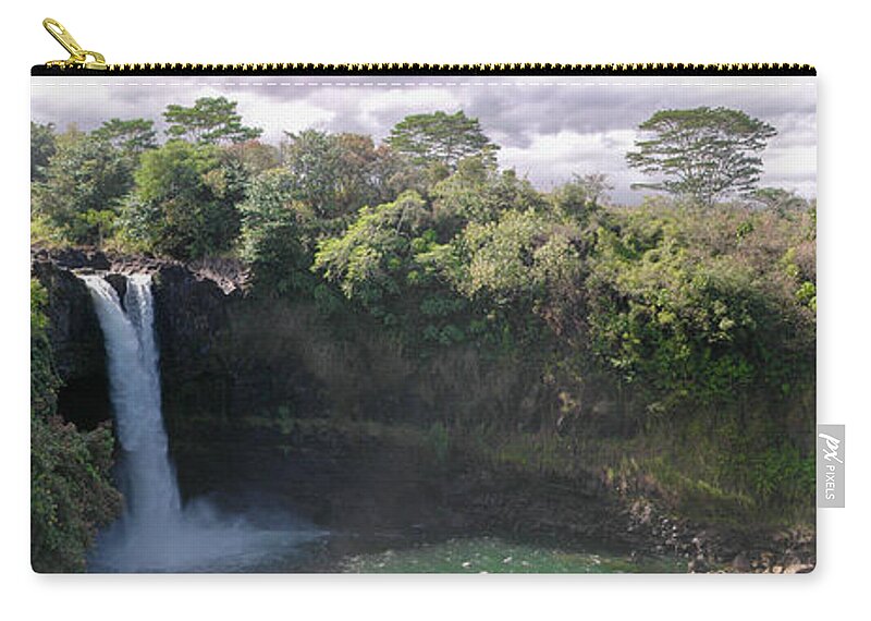 Orcinusfotograffy Zip Pouch featuring the photograph Rainbow Falls by Kimo Fernandez