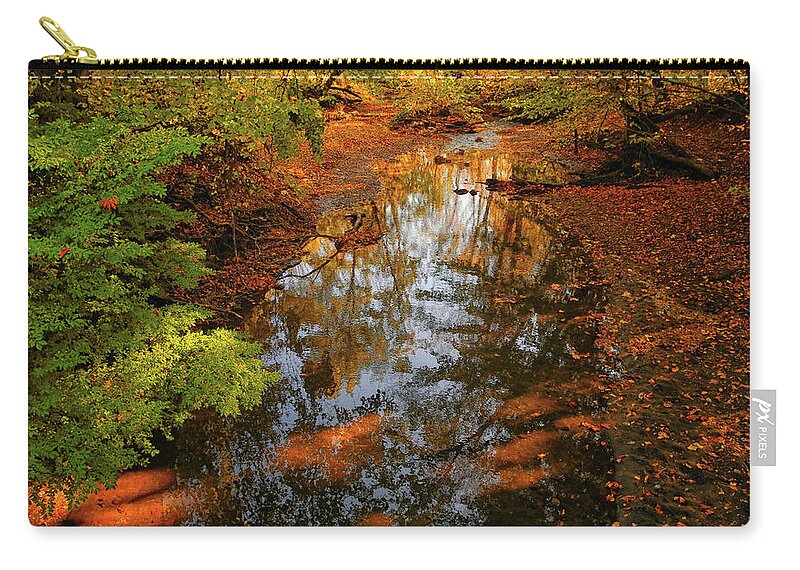 Ramanessin Trail Zip Pouch featuring the photograph Ramanessin Trail by Raymond Salani III