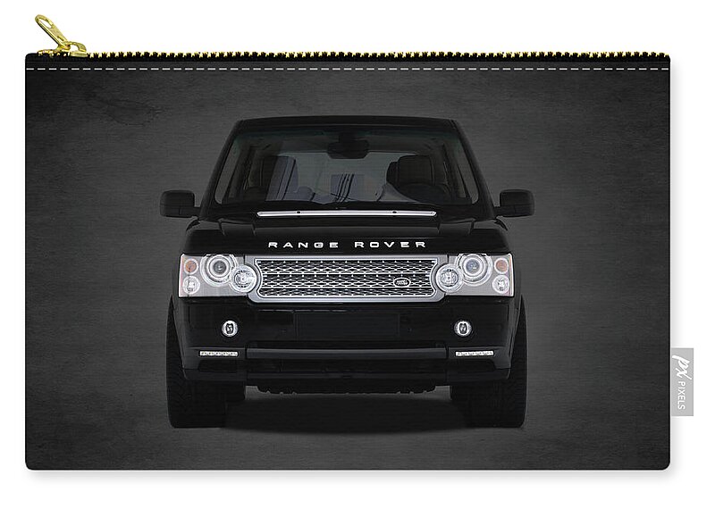 Range Rover Zip Pouch featuring the photograph Range Rover by Mark Rogan