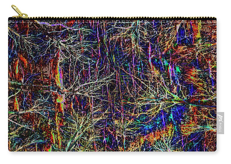 Nag004498 Zip Pouch featuring the digital art Reaching Up by Edmund Nagele FRPS