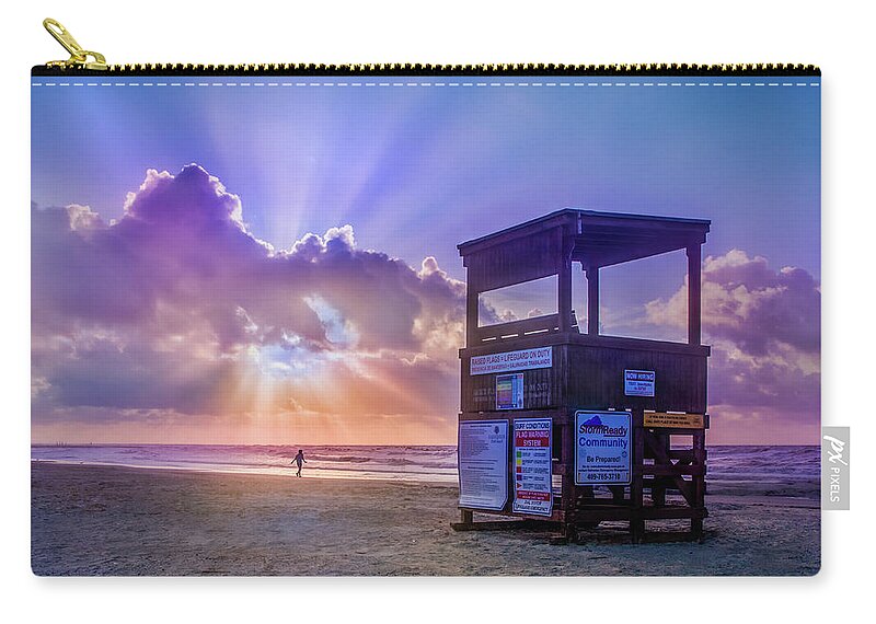 God Rays Zip Pouch featuring the photograph Ready For A Glorious Summer by James Woody