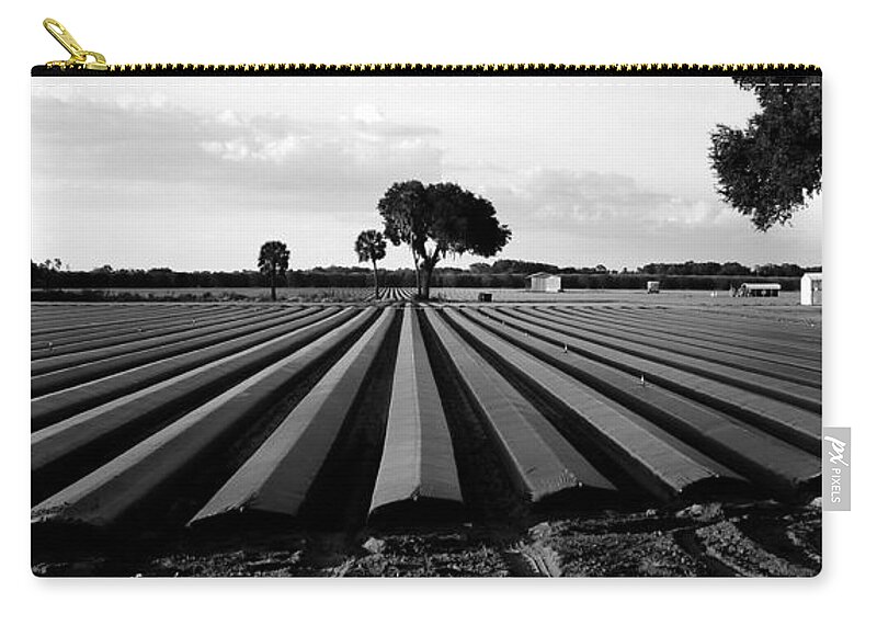 Farming Zip Pouch featuring the photograph Ready for planting by David Lee Thompson