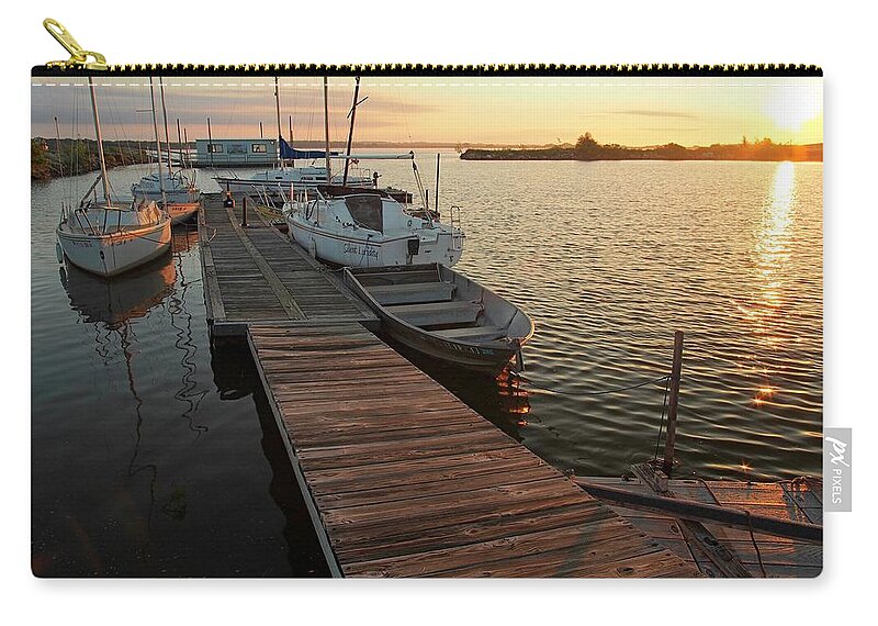 Carl Blackwell Zip Pouch featuring the photograph Ready to Sail by Buck Buchanan