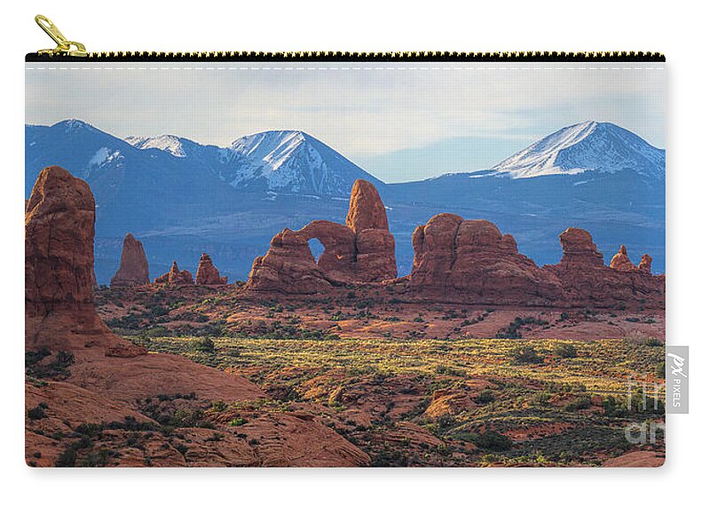 Utah Carry-all Pouch featuring the photograph Rear Window by Jim Garrison